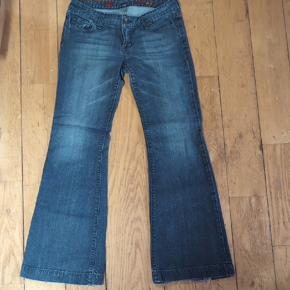 Women's Blue Flared Jeans
